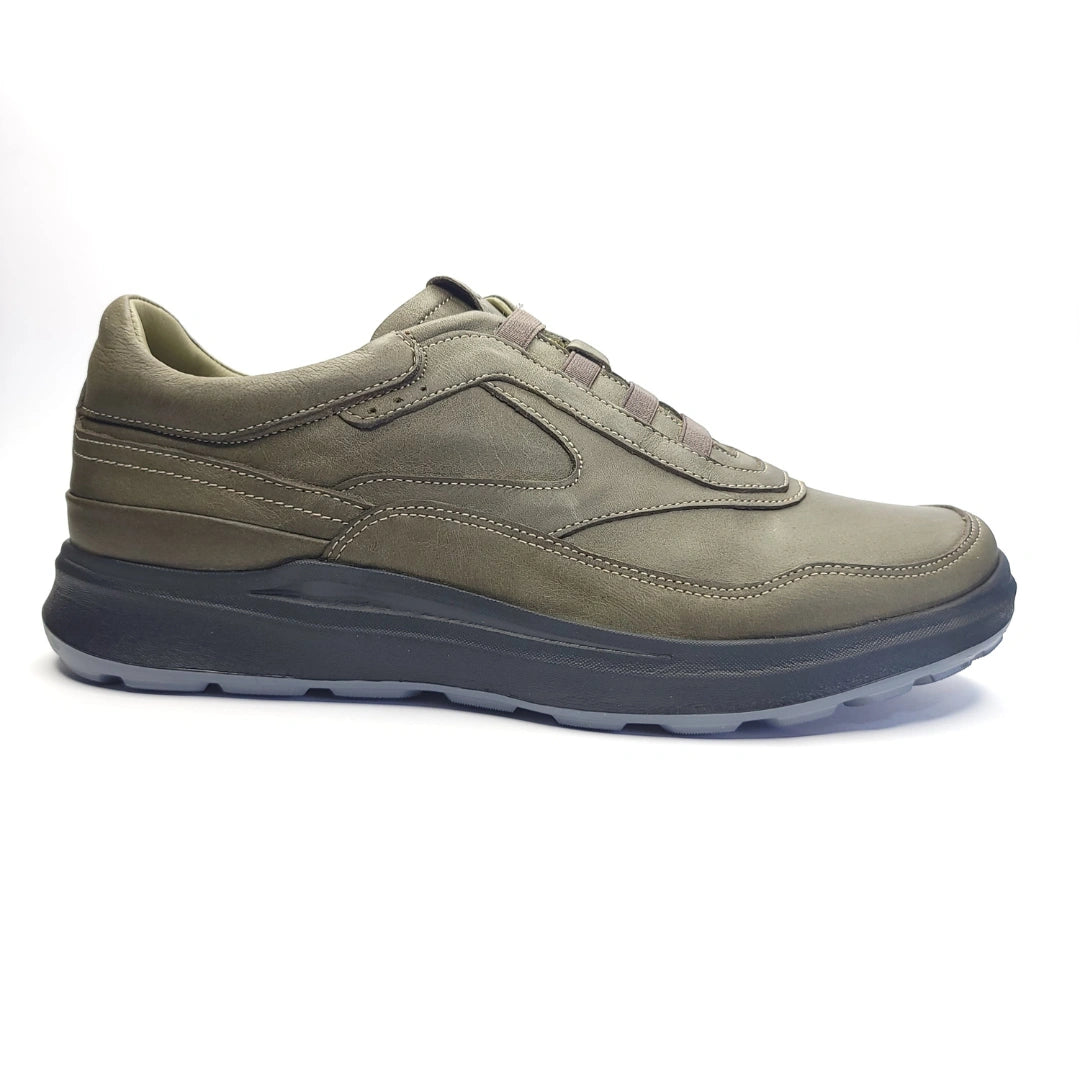 757 Stepin confort cuir vert olive