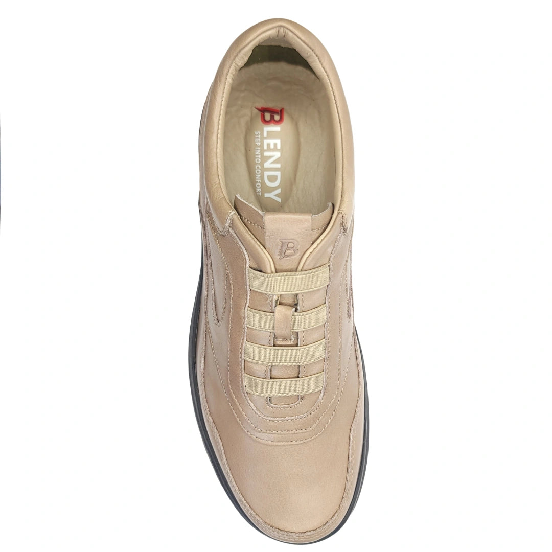 757 Stepin confort cuir beige