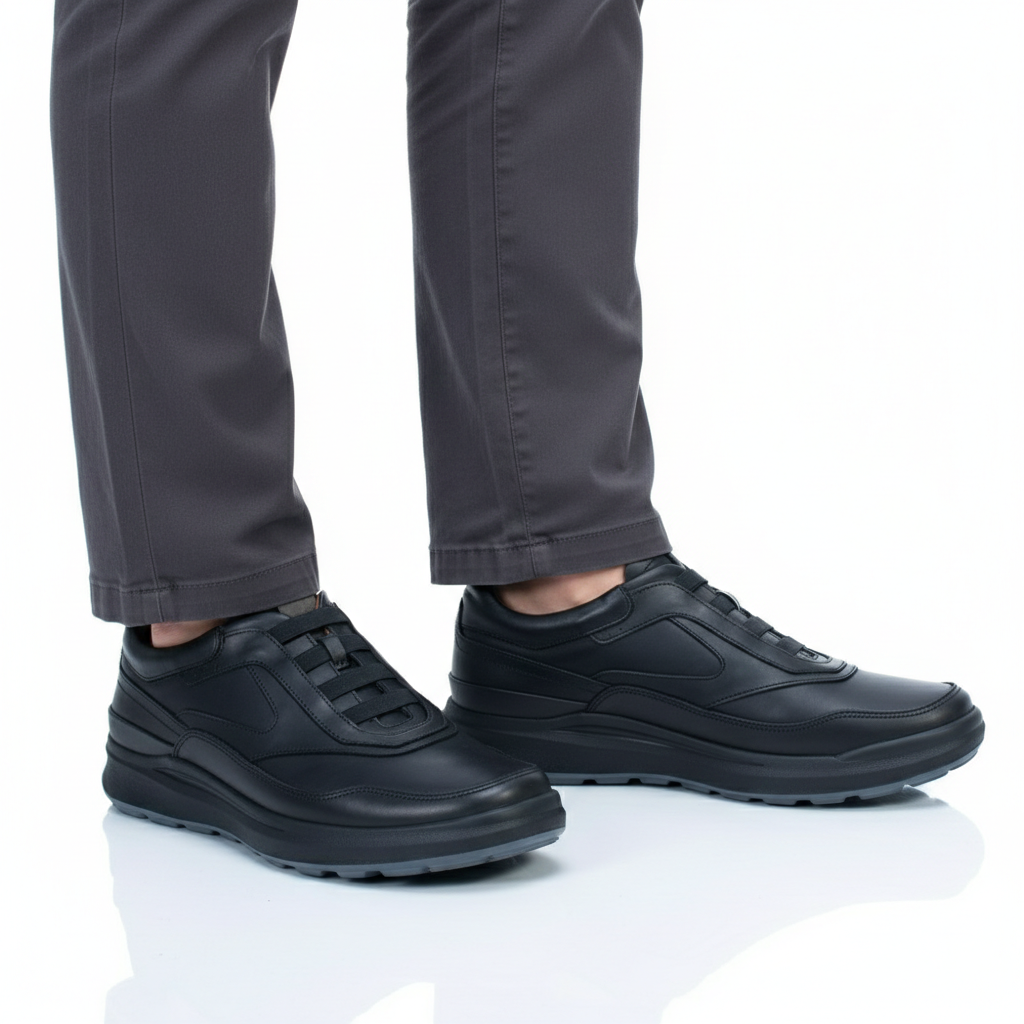 757 Stepin confort cuir noir