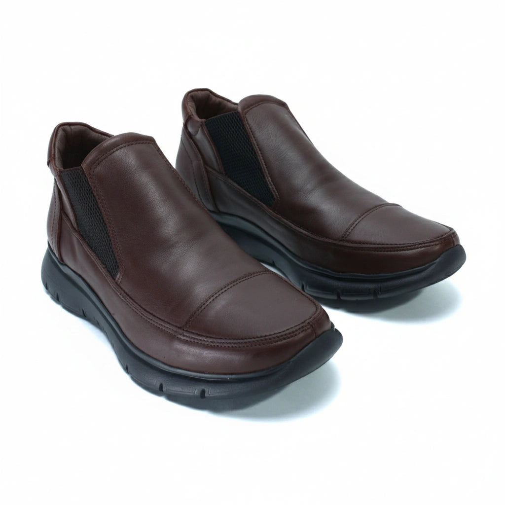 705 Havana demi cuir marron