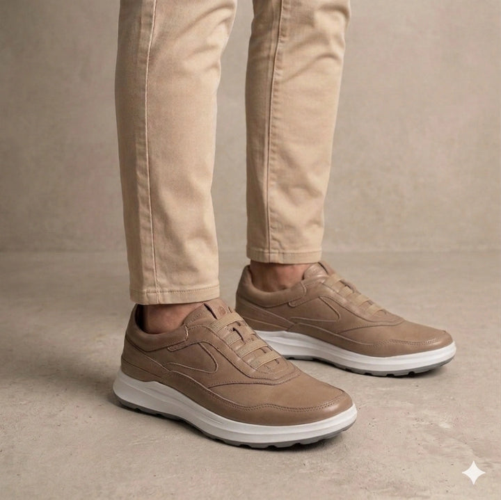757 Stepin confort cuir beige-B