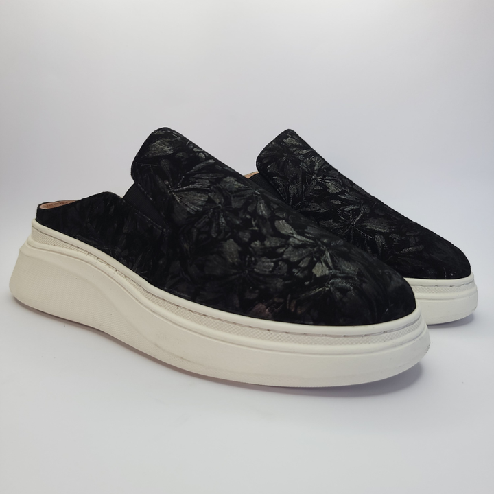 037 mules cuir noir