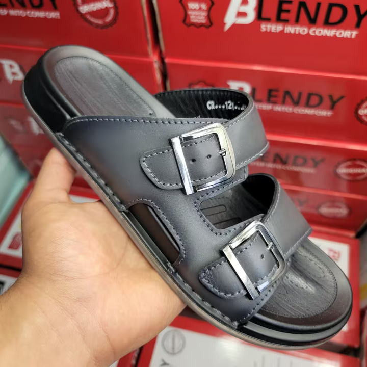 114 army confort cuir gris foncé