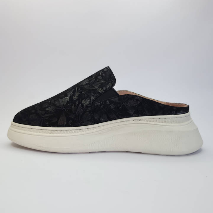 037 mules cuir noir