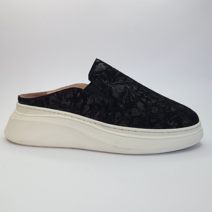 037 mules cuir noir