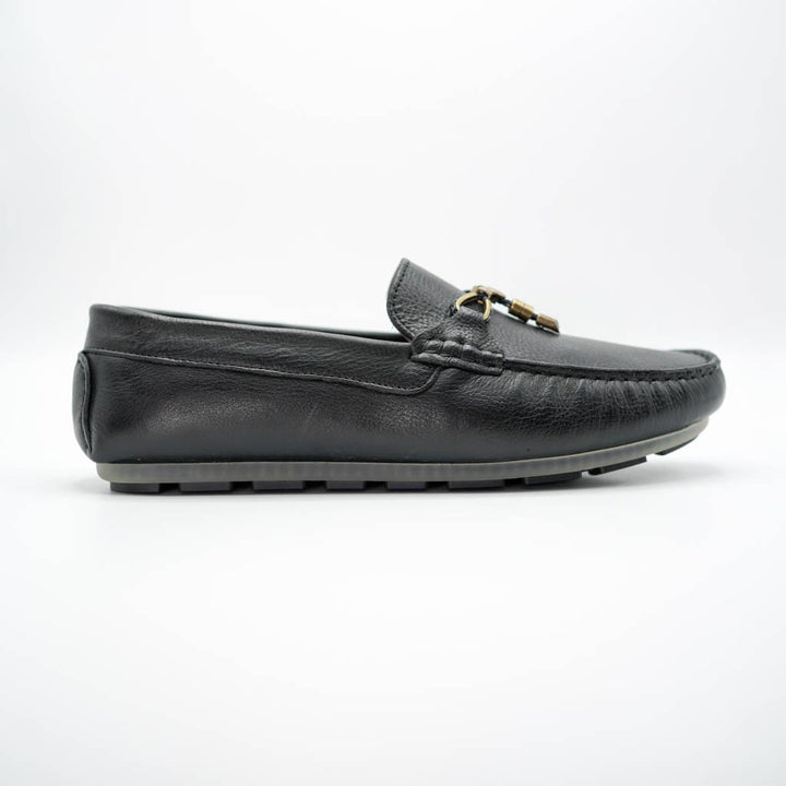 701 mocassin vitton* cuir noir
