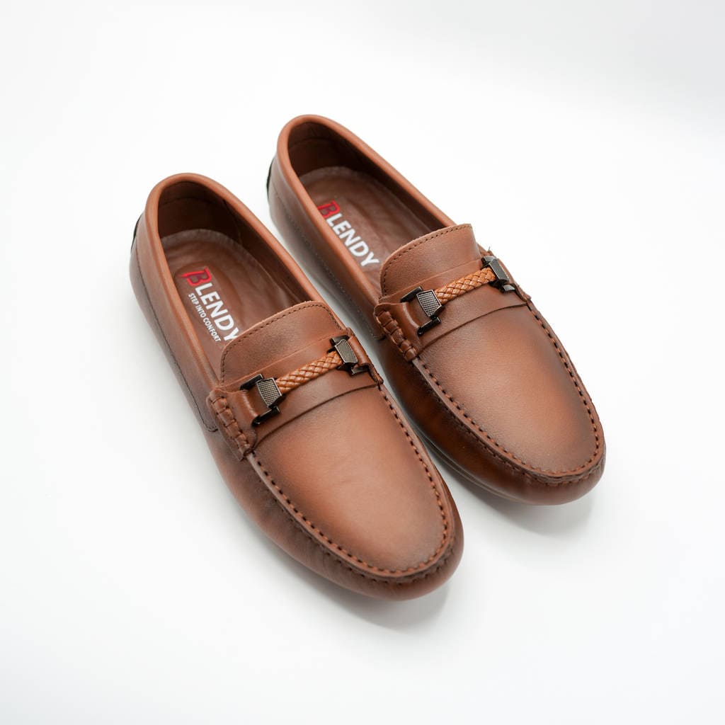 701 mocassin vitton cuir tabac