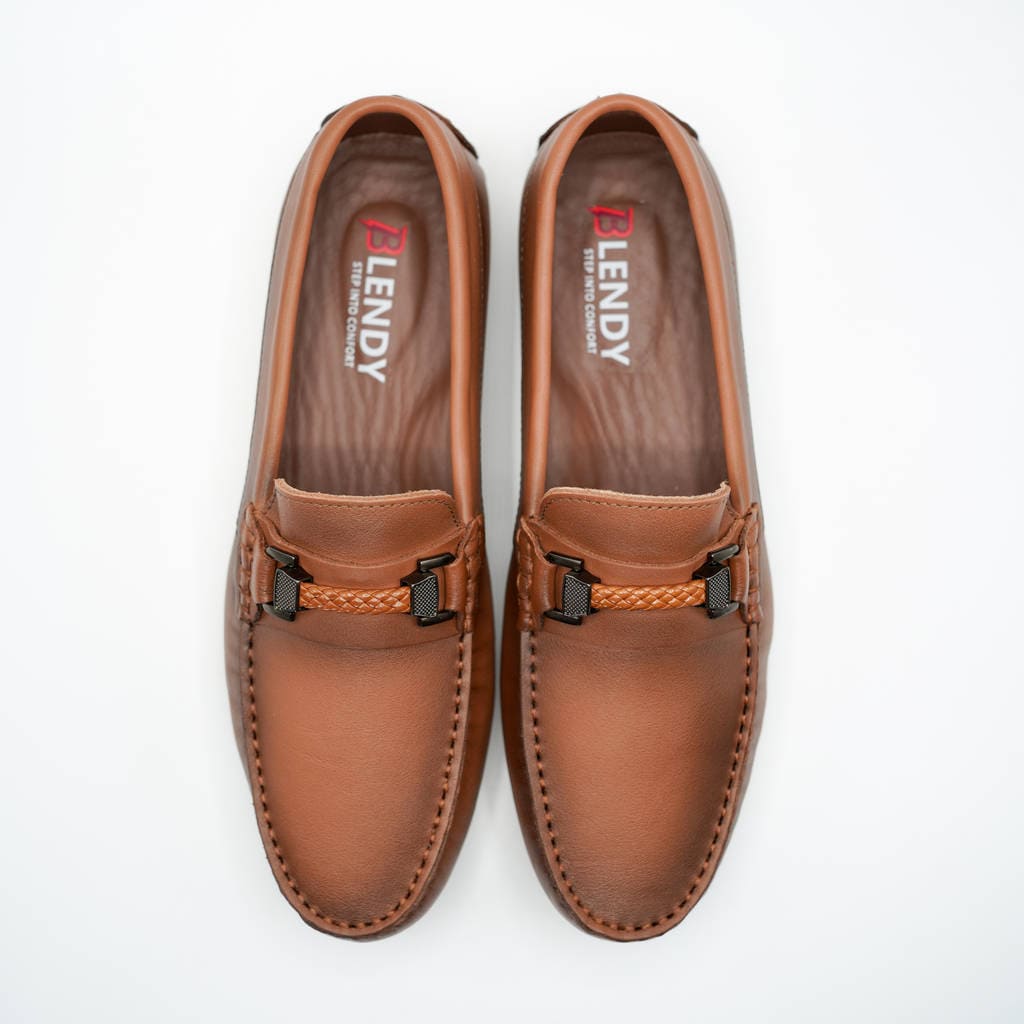 701 mocassin vitton cuir tabac