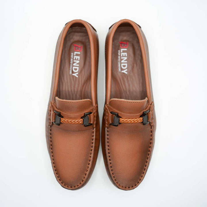 701 mocassin vitton cuir tabac