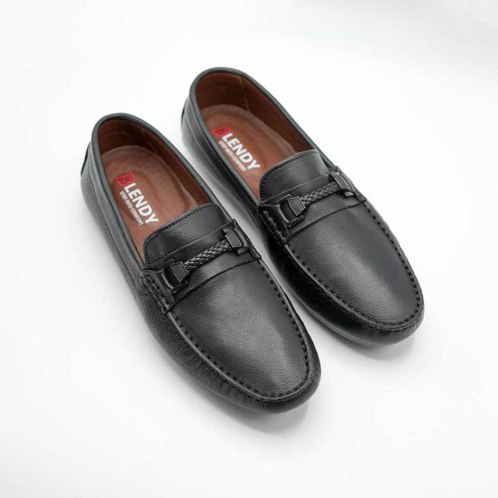 701 mocassin vitton cuir noir