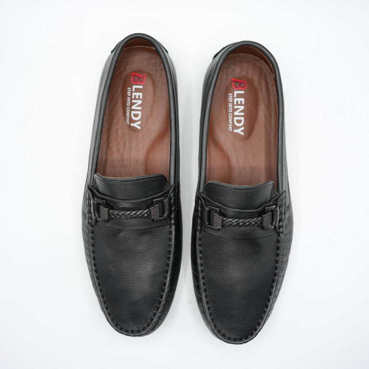 701 mocassin vitton cuir noir