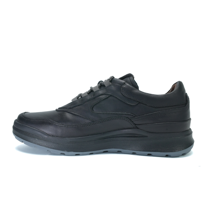 756 Stepin confort cuir noir lacet