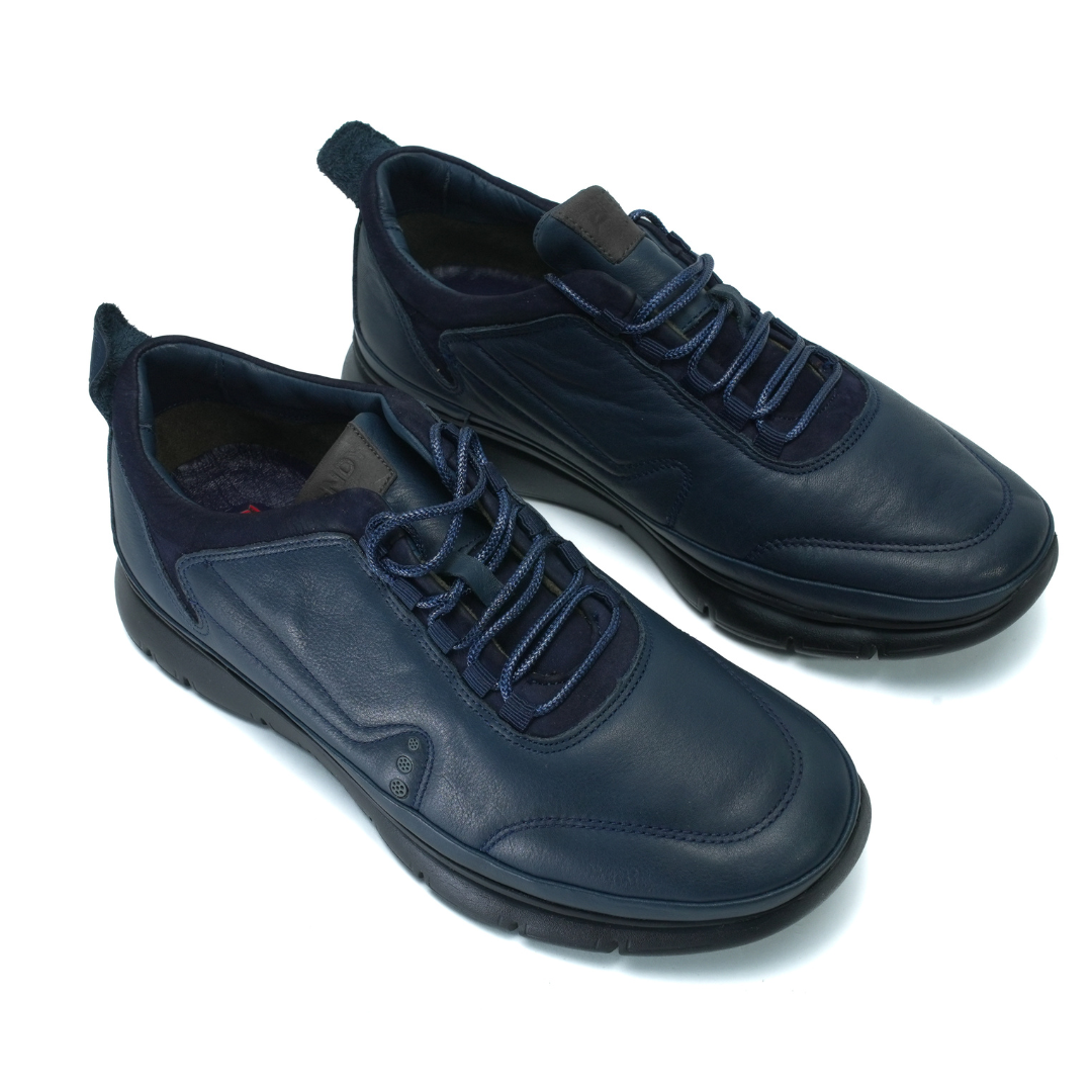 738 Moon confort cuir marron lacet