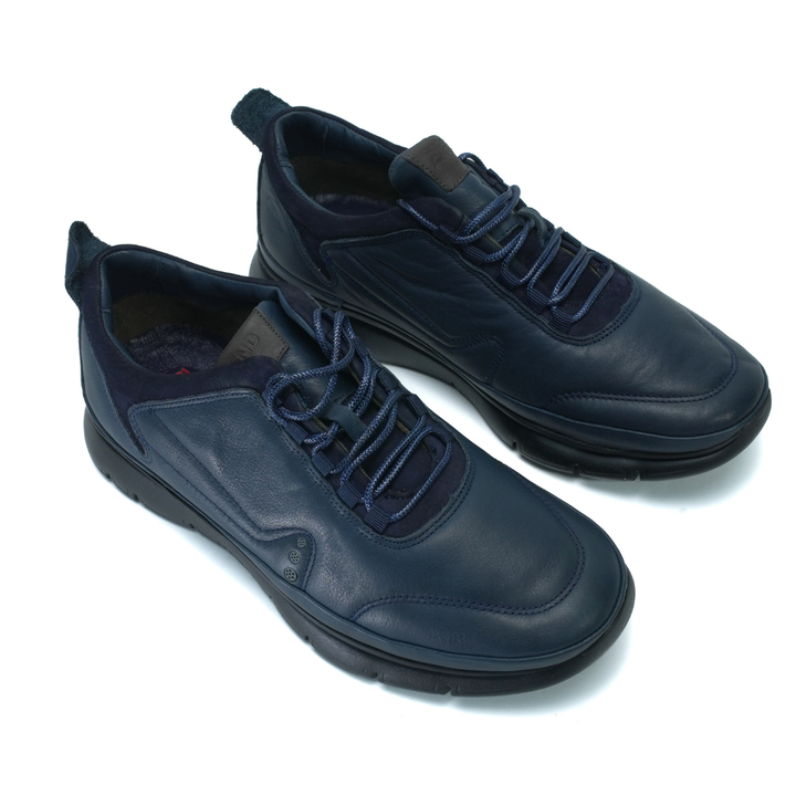 738 Moon confort cuir marron lacet