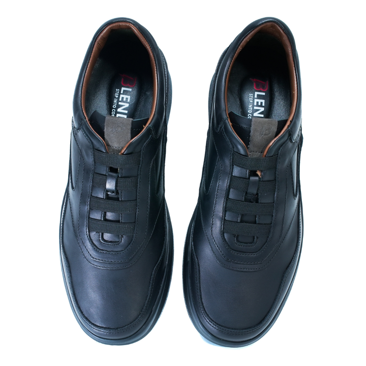757 Stepin confort cuir noir