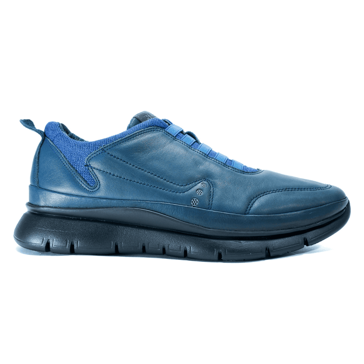739 moon confort cuir bleu marine